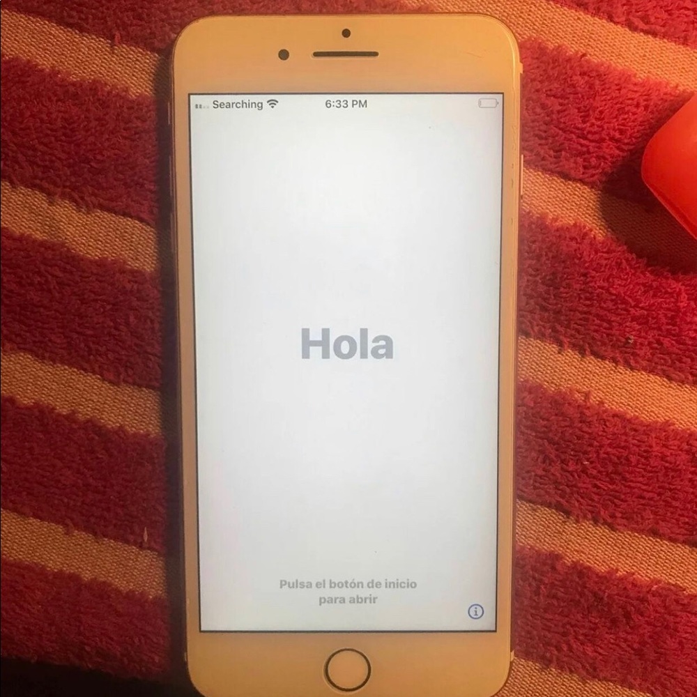 Rose gold 7 plus locked